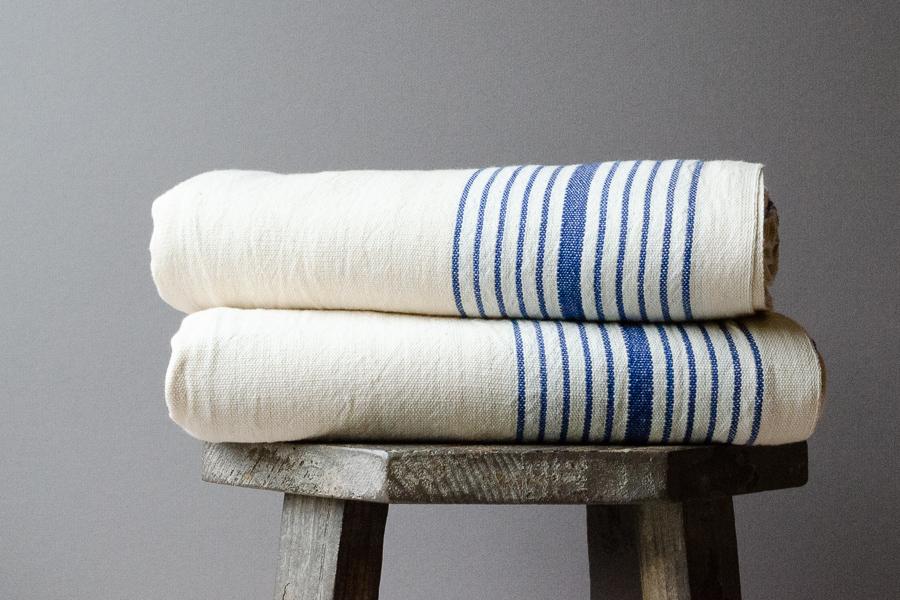 Striped Trim Hand Towel